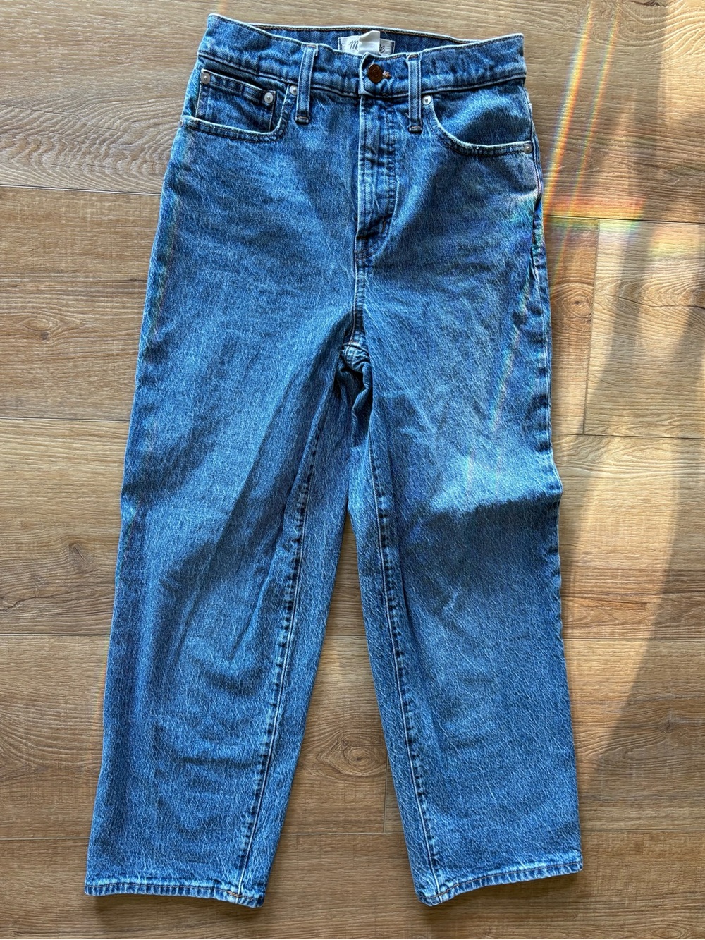 Madewell The Perfect Vintage Wide-Lev Crop Jean